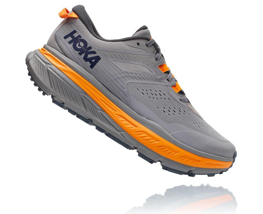 Hoka One One Trainers Mens Grey - Stinson Atr 6 - 42079JSKH